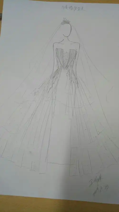 磨力黑高贵婚纱女王