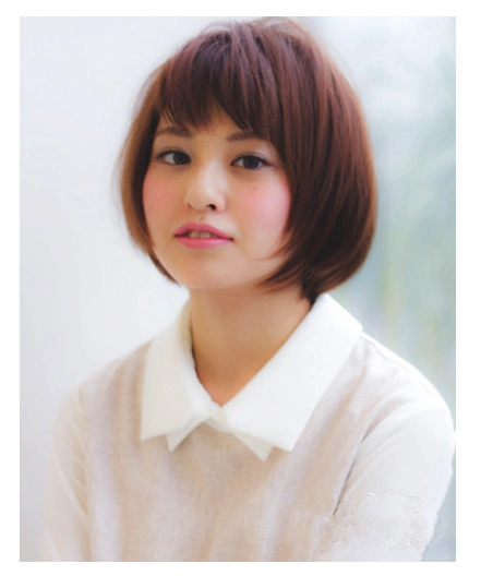 女生大脸短发适合什么发型