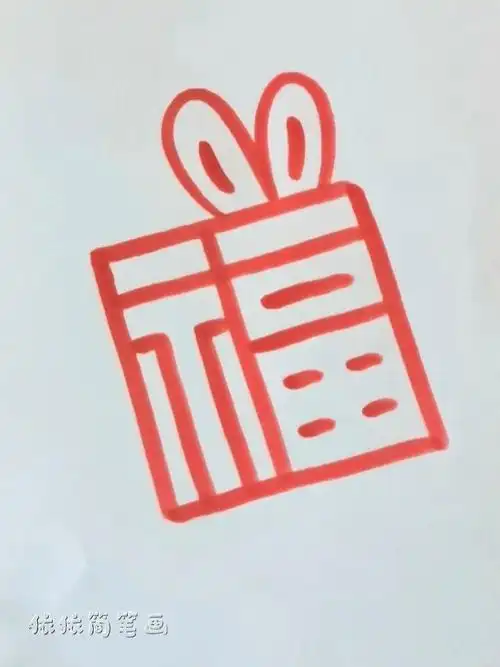 这样画福字简笔几笔一看就会