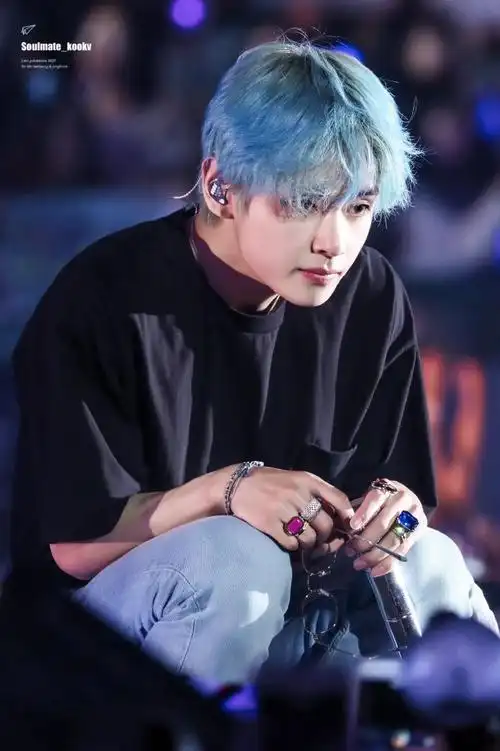 金泰亨蓝发##金泰亨kpop永一