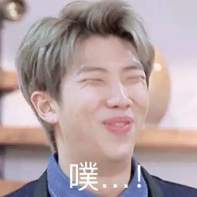 bts 防弹少年团 表情包 金南俊 rm