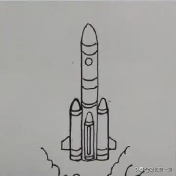 画火箭画火箭一等奖