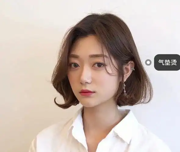女生短发烫发推荐95.#甜美减龄韩式气垫烫