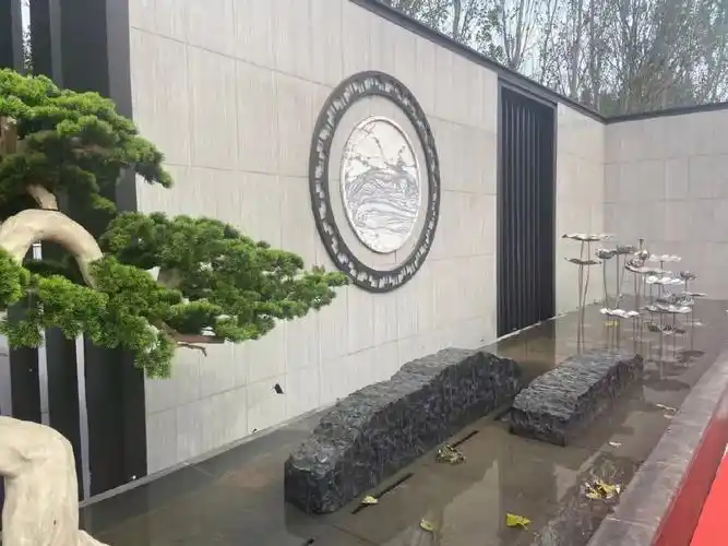 黑山石条石造景#地产景观  #园林景观