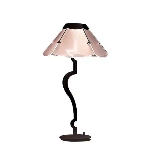 台湾艾舍人中式简约书房创意卧室台灯led美好时光调光雾金砂黑色