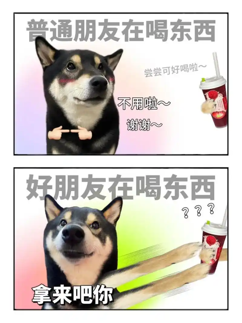 表情包|好朋友在心中 有事电话打不通🫰🏻 好朋友当然是 有福同享