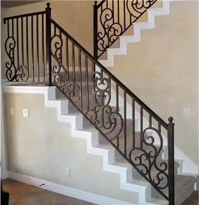 西安铁艺楼梯栏杆楼梯扶手生产厂家-如云铁艺