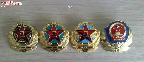 87三军 wj大帽徽,老帽徽,解放军帽徽,九十年代(20世纪),其他材质,se