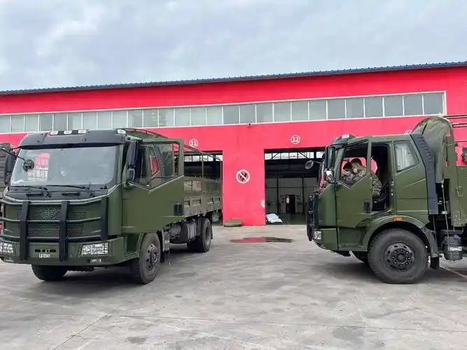 2022年9月5日10辆解放ca1125j运输军车在一汽解放沈阳盛中联服务站