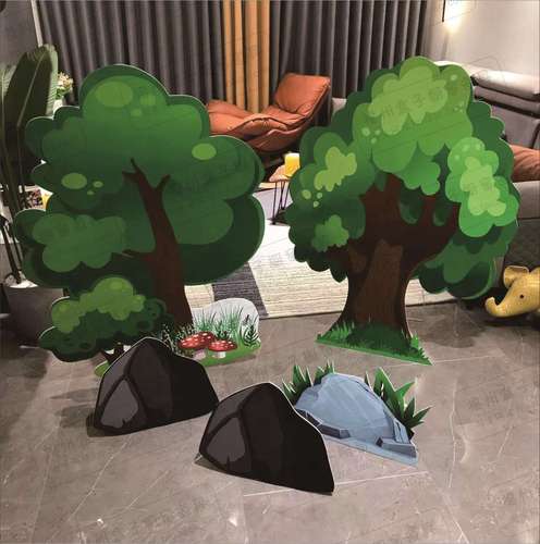 儿童话剧舞台文艺表演布景道具已售16￥48折后价￥48淘宝新品kt板森林