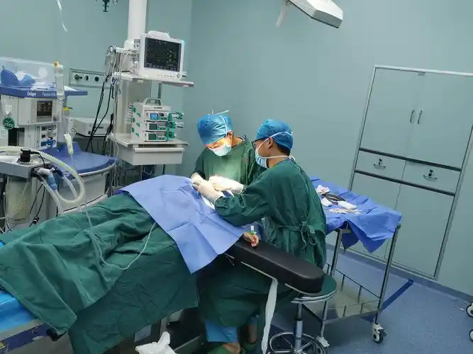 2020年4月15日,东东在全麻术下行双眼下睑内翻和倒睫矫正术,手术