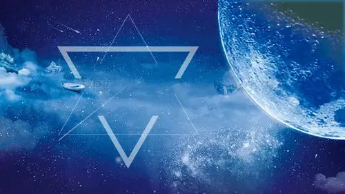 科技感星空好看的ppt图片背景