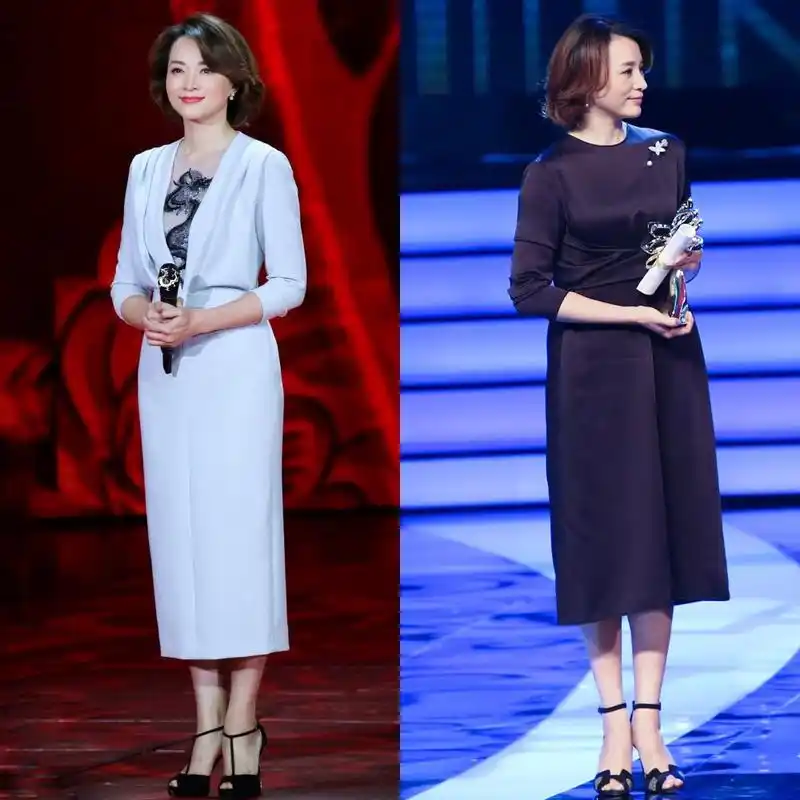 穿衣搭配 "最美主持人"董卿告诉你:女人过40,裙要长,发要短,优雅端庄