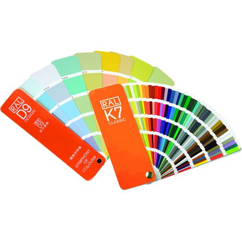 德国劳尔ral色卡k7d9标准油漆涂料色板工业调色色卡本