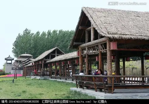 古漕运码头茶棚