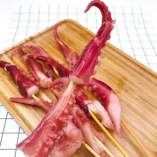 章鱼脆口海鲜鱿鱼冷冻足烧八爪鱼双须串材料商用冷冻鱿鱼