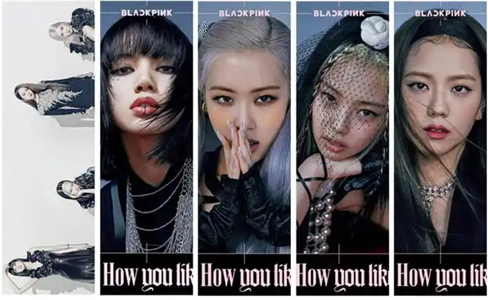 blackpink专辑写真lisarose金智妮金智秀周边应援礼包海报明信片专属