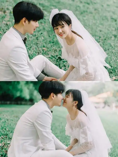 我的女朋友不可能这么可爱日系清新婚纱照