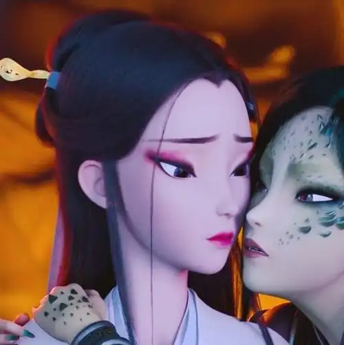 小白和小青在一起的头像