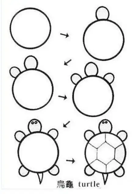 幼儿线描画教学 幼儿水墨画教学 幼儿简笔画教程 幼儿画画简单幼儿一