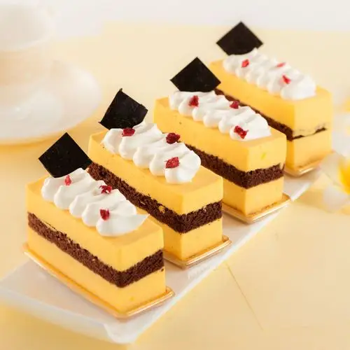 芒果慕斯蛋糕,高清图片-壁纸族