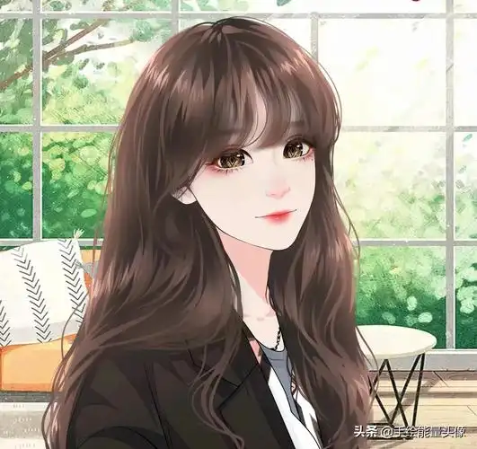 知性柔美又纯真的女生头像