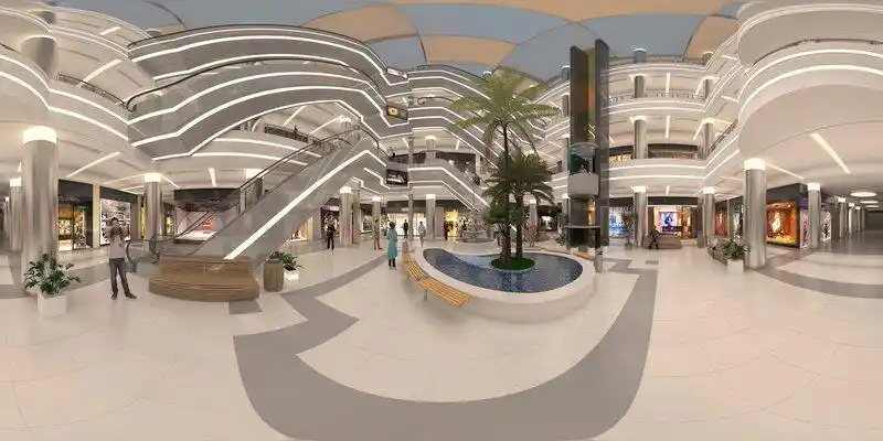 现代购物商场hdr高清贴图