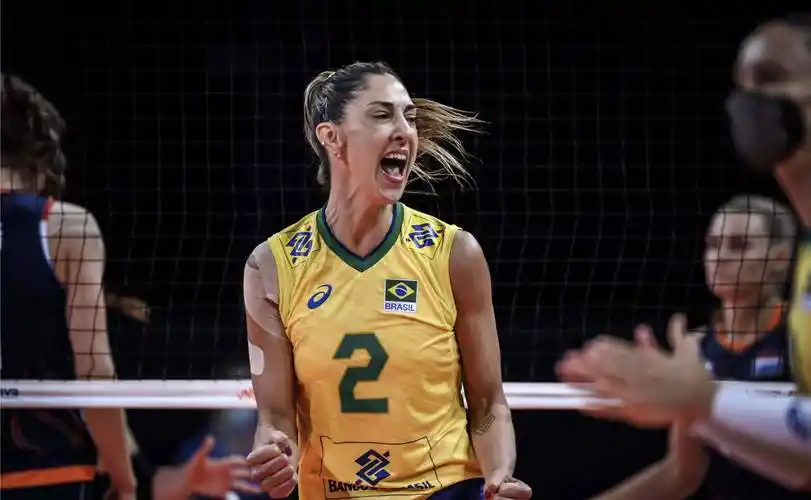 巴西女排奥运12人名单公布!