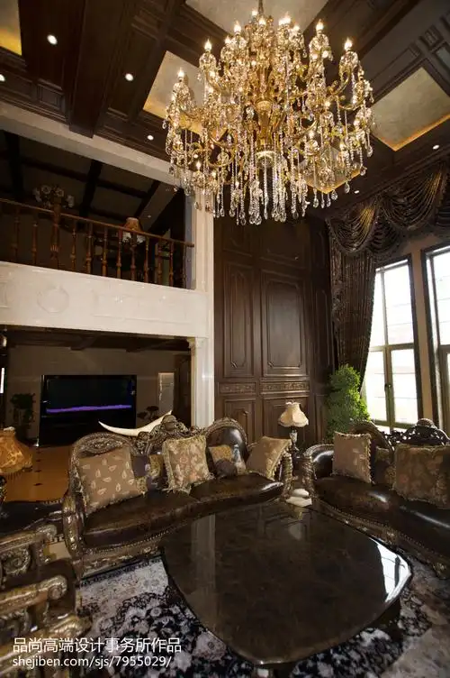 质朴985平欧式别墅客厅实拍图客厅欧式豪华客厅设计图片赏析