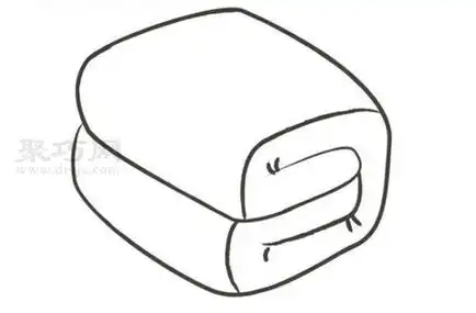 折叠的被子怎么画 - 聚巧网