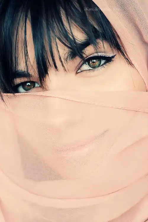 唯美意境女生眼神图片