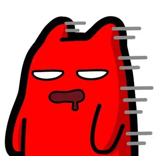 魔鬼猫表情-无语