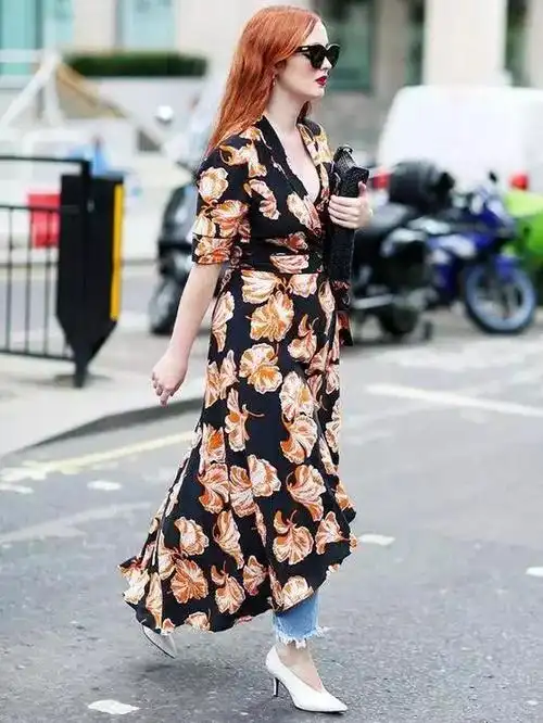 连衣裙 裤子,美翻了!-服装潮流搭配-cfw服装设计网