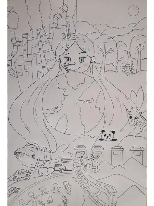 主题画|保护环境 🌍