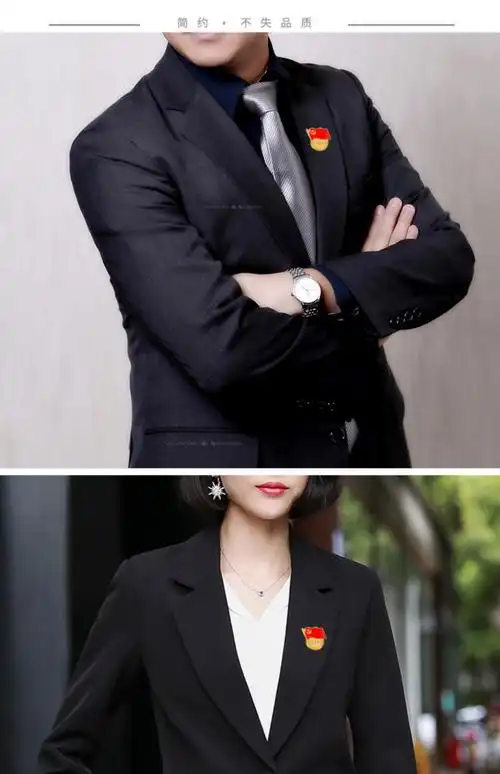 仓梵 党徽标准型年型党徽胸针党徽别针党徽蝴蝶扣磁铁党徽大小磁扣磁