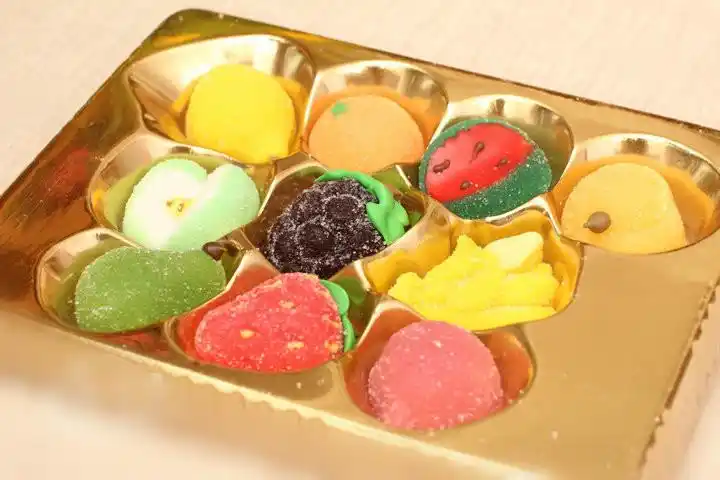 香港友芙糖果 水果棉花糖 啫喱糖 精美造型零食 好看更好吃120g