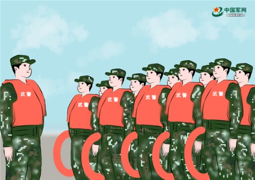 漫画丨全力备战汛期看武警官兵如何乘风破浪