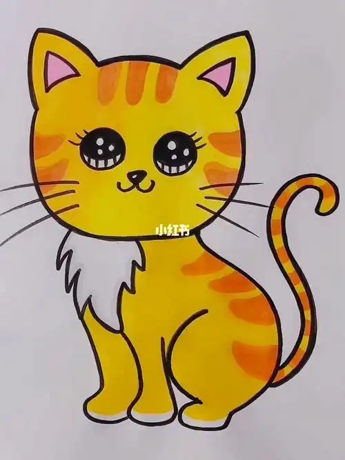 简笔画小猫咪