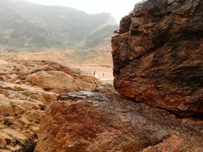 某渔村的海边温州74洞头74沙角村