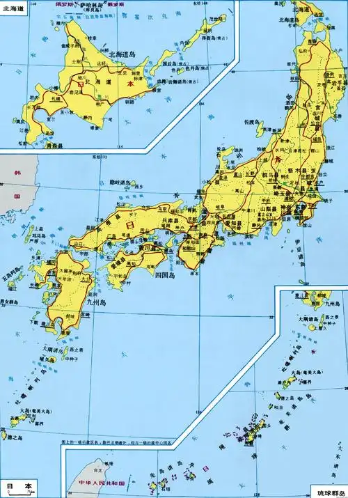 地图:日本