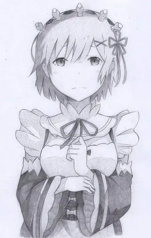 动漫铅笔画|动漫|单幅漫画|很喜欢画画的星星_原创作品-站酷zcool