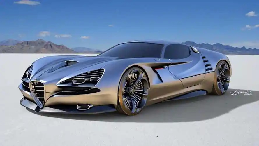 阿尔法·罗密欧montreal vision gt概念车亮相!