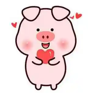 猪猪头像可爱卡通 小猪猪卡通图片头像可爱