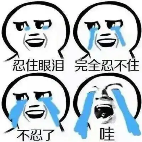 忍住不哭表情包.