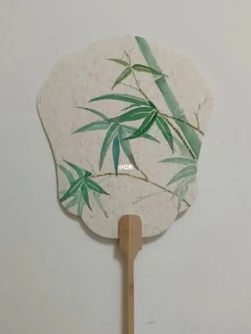 绘画扇子非原创