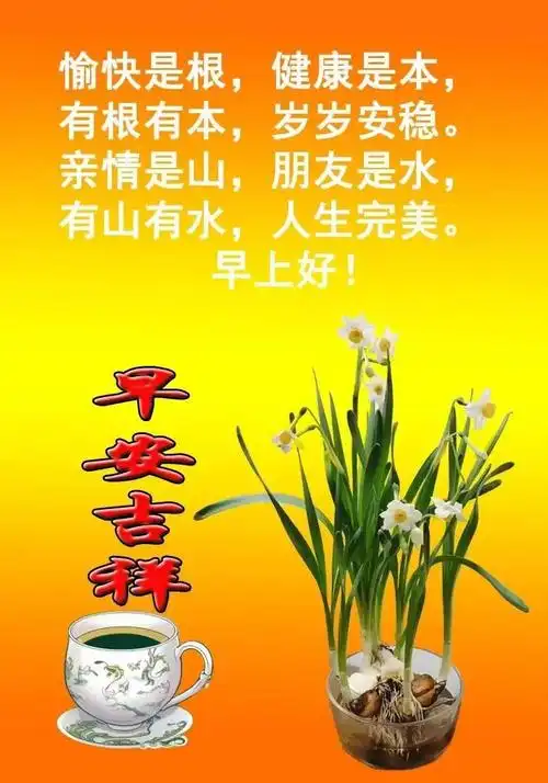 漂亮的早上好新版祝福图片大全早安问候祝福图片文字精选