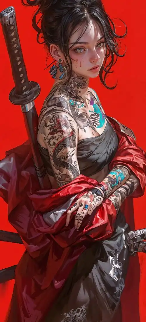 女武士壁纸,丰富一下壁纸库!