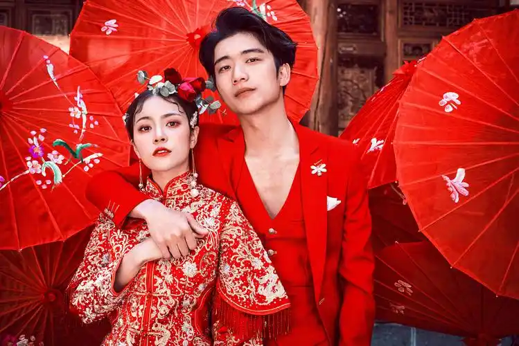 中国风复古情侣写真