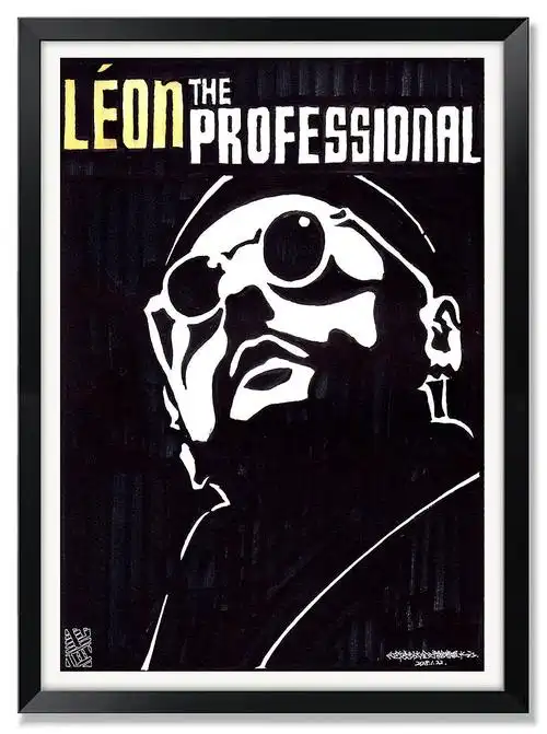 手绘电影海报临绘