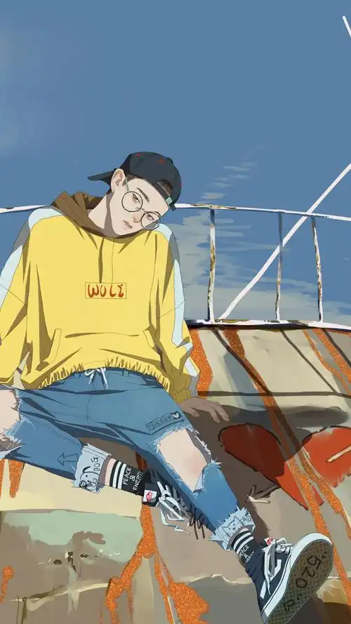 动漫壁纸韩系男生潮流